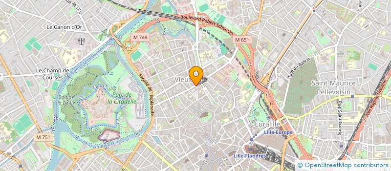 localisation de l'entreprise SCI 22 RUE DU PONT NEUF à LILLE