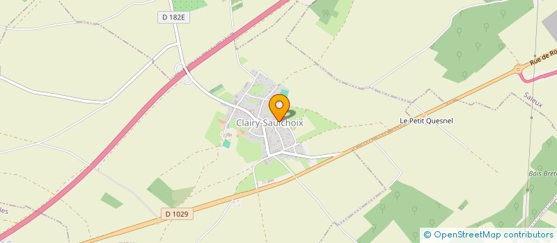 localisation de l'entreprise SCI 22 RUE JEAN MERMOZ  CLAIRY-SAULCHOIX
