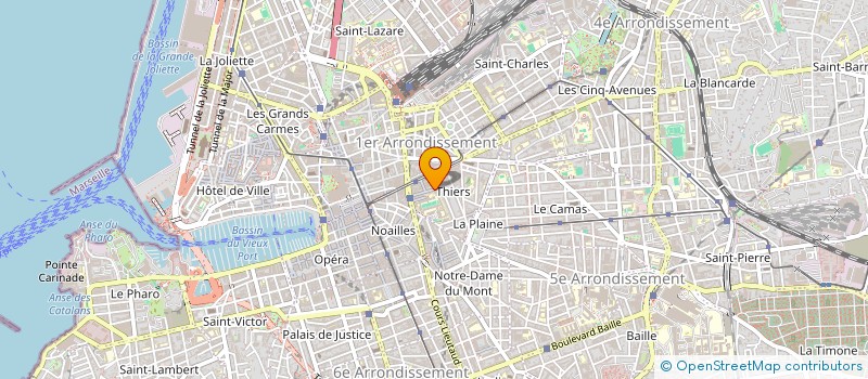 localisation de l'entreprise SCI 22 RUE MAZAGRAN à MARSEILLE