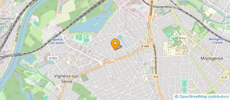 localisation de l'entreprise SCI 22 V MAURICE MARION à VIGNEUX-SUR-SEINE