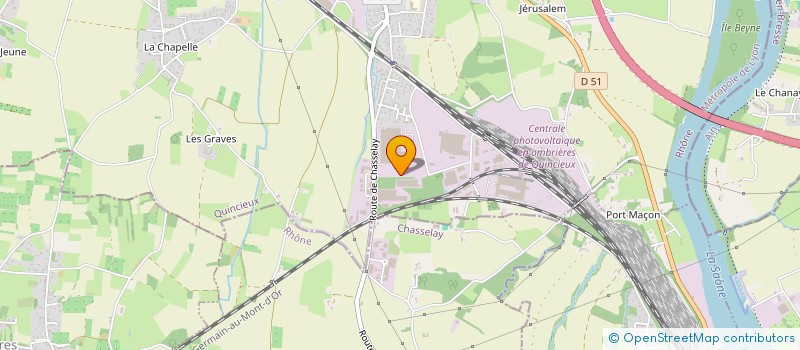 localisation de l'entreprise SCI 22 WASHINGTON  QUINCIEUX