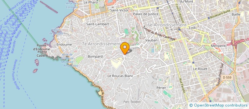 localisation de l'entreprise SCI 220 CHEMIN DU ROUCAS BLANC à MARSEILLE
