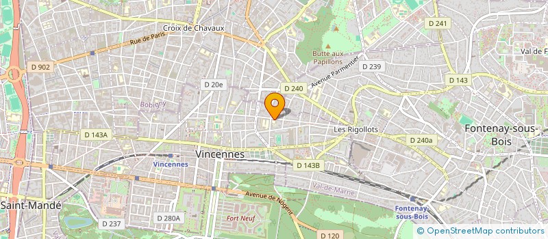 localisation de l'entreprise SCI 223 CDLH à VINCENNES