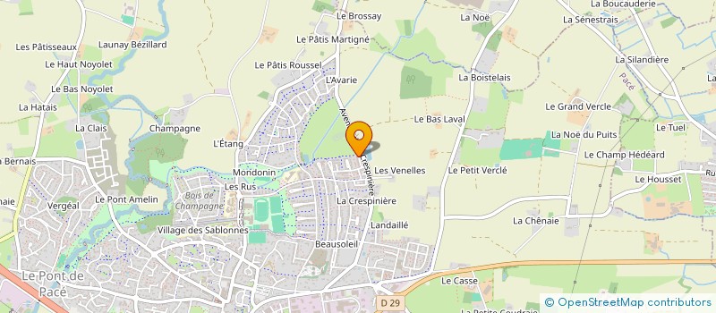 localisation de l'entreprise SCI 223 JACKARTIER à PACE