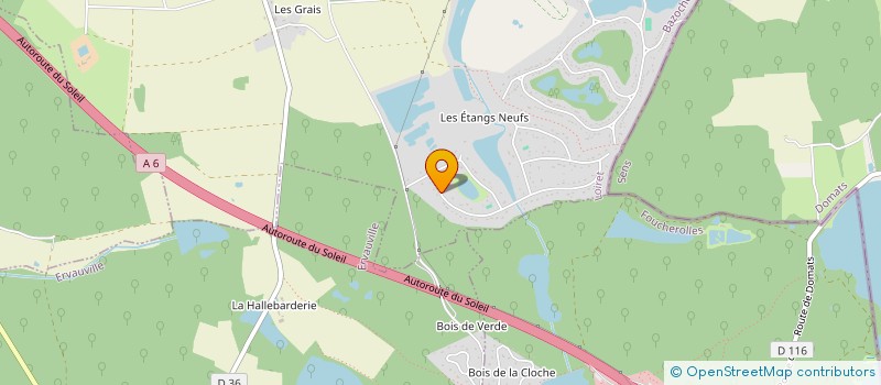 localisation de l'entreprise SCI 225 à BAZOCHES-SUR-LE-BETZ