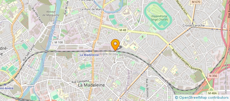 localisation de l'entreprise SCI 225 BIS RUE ADOLPHE TORGUE à MARCQ-EN-BARŒUL