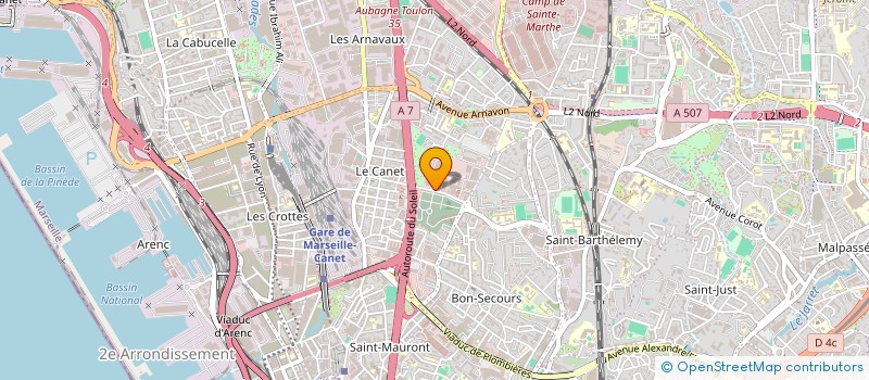 localisation de l'entreprise SCI 226 IMMOBILIER à MARSEILLE