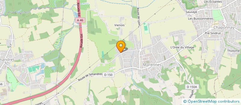 localisation de l'entreprise SCI 2260  MARENNES