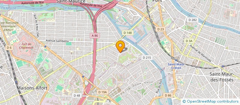 localisation de l'entreprise SCI 227 CHARENTON à MAISONS-ALFORT