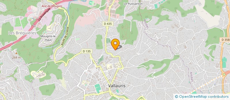localisation de l'entreprise SCI 227 ENCOURDOULES à VALLAURIS