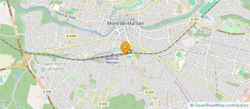 localisation de l'entreprise SCI 229 RUE DU 34 EME R-I à MONT-DE-MARSAN