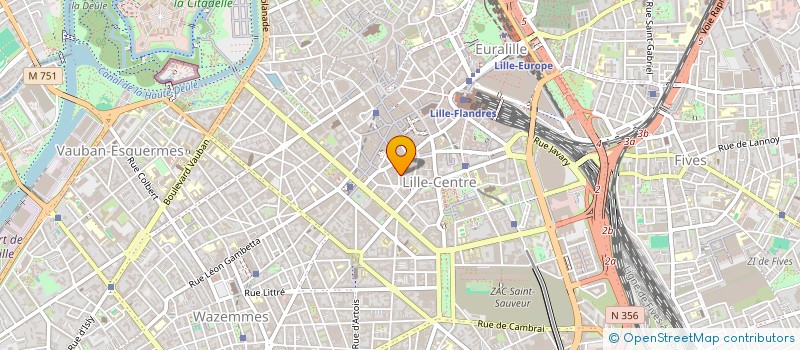 localisation de l'entreprise SCI 23-25 RUE DU PLAT à LILLE