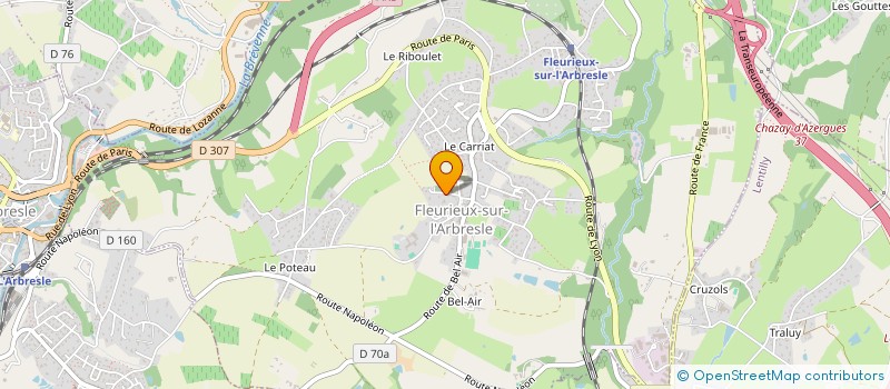 localisation de l'entreprise SCI 23  FLEURIEUX-SUR-L'ARBRESLE