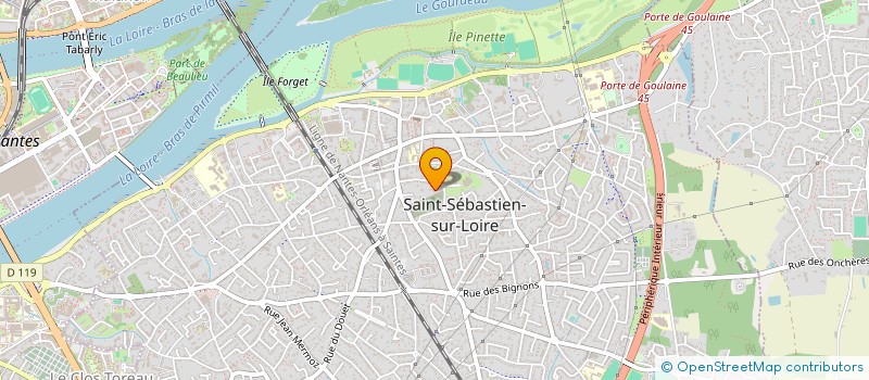 localisation de l'entreprise SCI 23  SAINT-SEBASTIEN-SUR-LOIRE