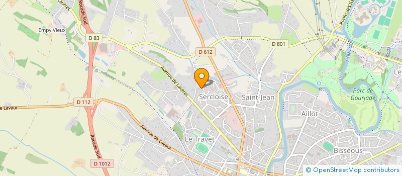 localisation de l'entreprise SCI 23  CASTRES