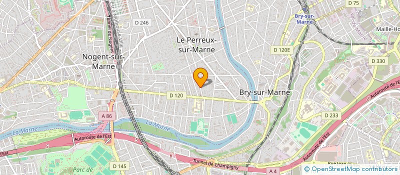 localisation de l'entreprise SCI 23  LE PERREUX-SUR-MARNE