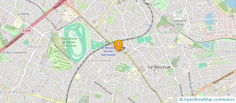 localisation de l'entreprise SCI 23  LE BOUSCAT