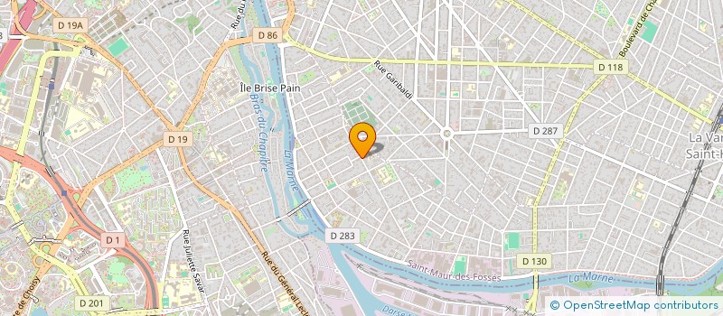 localisation de l'entreprise SCI 23 AV J JAURES  SAINT-MAUR-DES-FOSSES