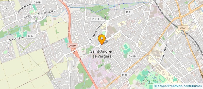 localisation de l'entreprise SCI 23 AVENUE CHARLES DE REFUGE  SAINT-ANDRE-LES-VERGERS