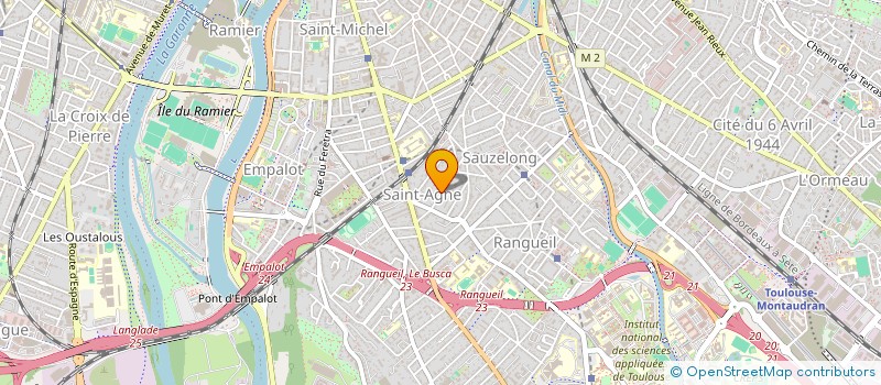 localisation de l'entreprise SCI 23 BIS AVENUE ARISTIDE BRIAND à TOULOUSE