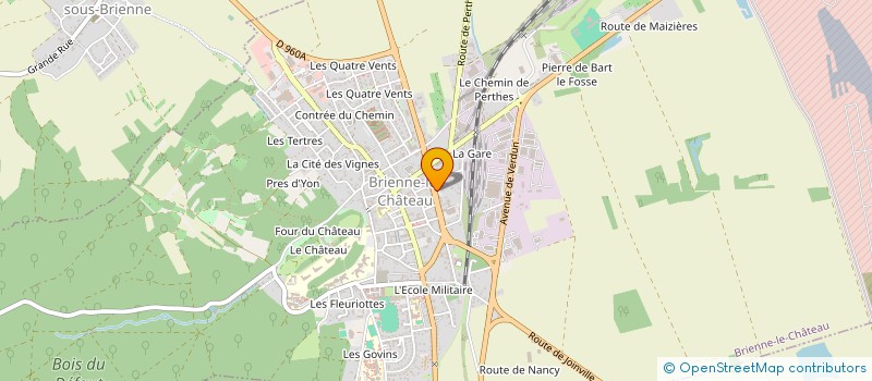 localisation de l'entreprise SCI 23 BOULEVARD NAPOLEON  BRIENNE-LE-CHATEAU