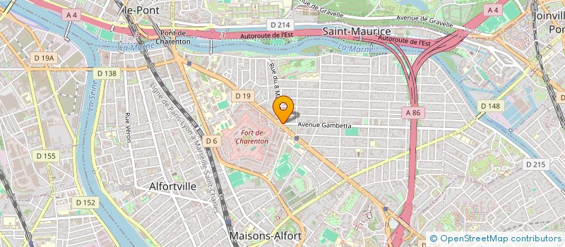 localisation de l'entreprise SCI 23 DELAPORTE à MAISONS-ALFORT