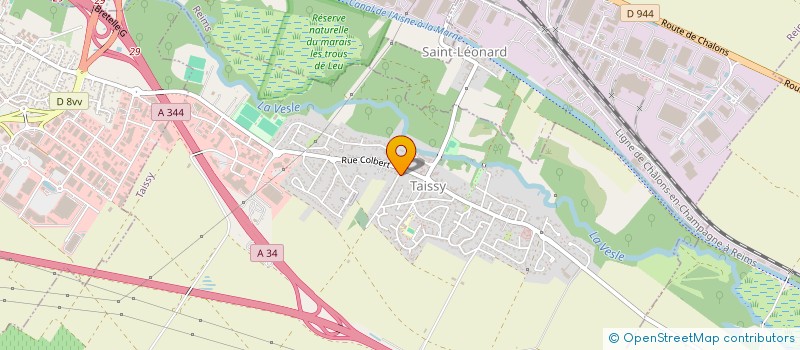 localisation de l'entreprise SCI 23 DURUY  TAISSY