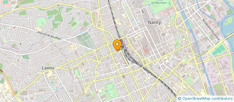 localisation de l'entreprise SCI 23 FOCH  NANCY