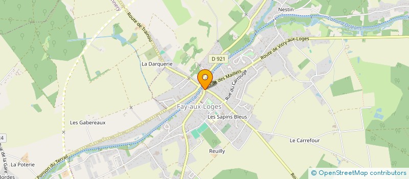 localisation de l'entreprise SCI 23 GRANDE RUE à FAY-AUX-LOGES