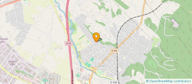 localisation de l'entreprise SCI 23 QUAI DE RIVE NEUVE à AIX-EN-PROVENCE