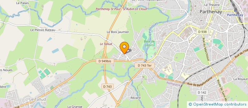 localisation de l'entreprise SCI 23 R ST SIMPLICIEN  LE TALLUD