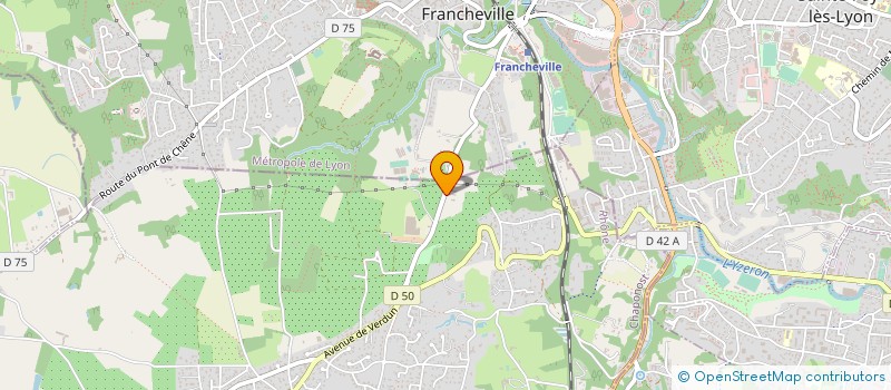 localisation de l'entreprise SCI 23 RAPP  CHAPONOST