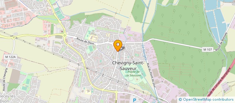 localisation de l'entreprise SCI 23 REPUBLIQUE  CHEVIGNY-SAINT-SAUVEUR