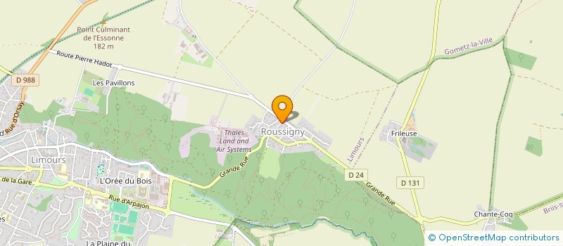 localisation de l'entreprise SCI 23 RESIDENCE TOURNEMIRE  LIMOURS