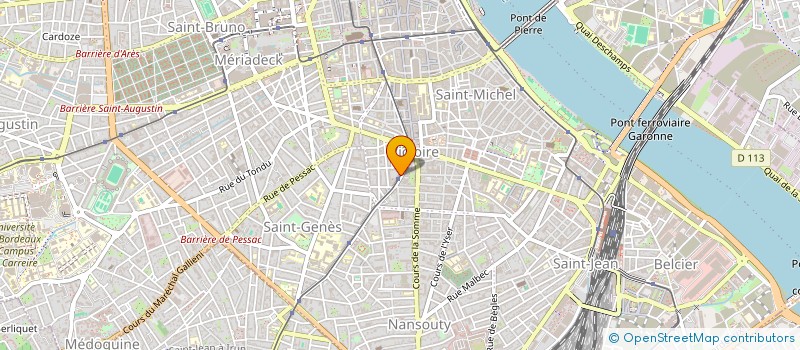 localisation de l'entreprise SCI 23 RUE BREMONTIER  BORDEAUX