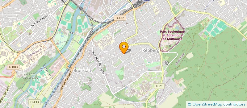 localisation de l'entreprise SCI 23 RUE DE BOURGOGNE  MULHOUSE