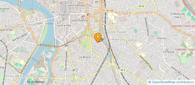 localisation de l'entreprise SCI 23 RUE DE FLEURANCE à TOULOUSE