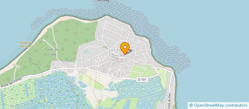 localisation de l'entreprise SCI 23 RUE DU GROS JONC  LES PORTES-EN-RE