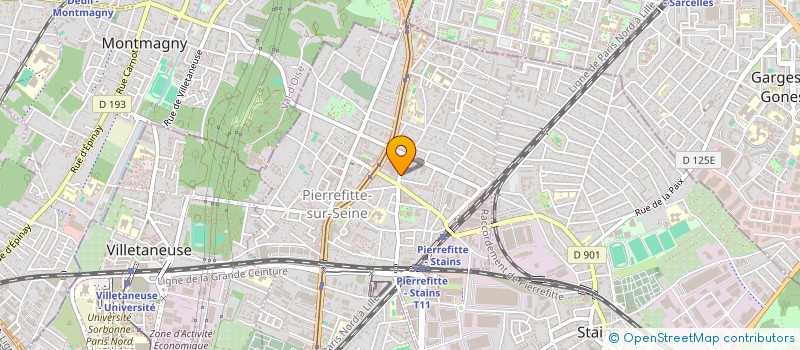 localisation de l'entreprise SCI 23 RUE ETIENNE DOLET à PIERREFITTE-SUR-SEINE