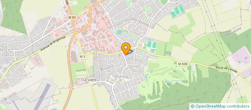 localisation de l'entreprise SCI 23 RUE GAMBETTA  PULNOY