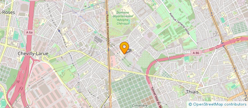 localisation de l'entreprise SCI 23 RUE GEORGES URBAIN  VITRY-SUR-SEINE