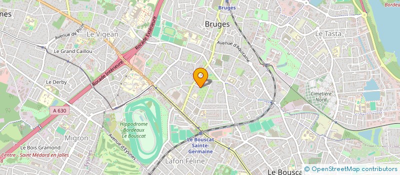 localisation de l'entreprise SCI 23 RUE RODE  BRUGES