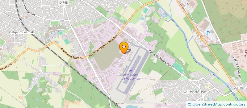 localisation de l'entreprise SCI 23 RUE ST EXUPERY  HAGUENAU