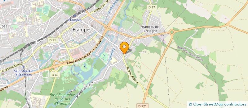 localisation de l'entreprise SCI  230 RUE DE LA REPUBLIQUE  ETAMPES