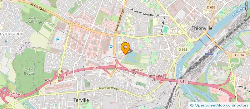 localisation de l'entreprise SCI 2303 L'ECRIN DU COTEAU à THIONVILLE