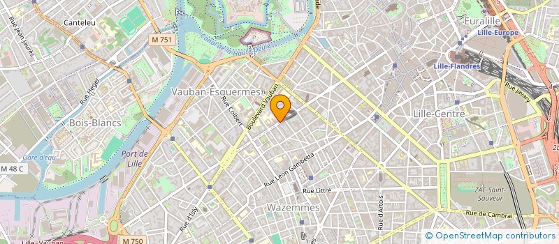 localisation de l'entreprise SCI 232 à LILLE