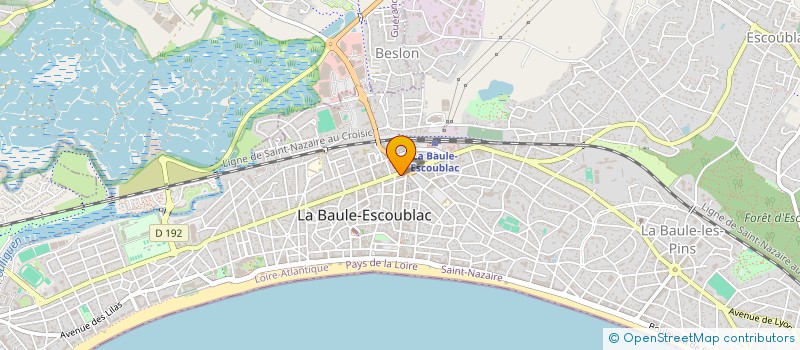 localisation de l'entreprise SCI 234 AV DE LATTRE DE TASSIGNY à LA BAULE-ESCOUBLAC