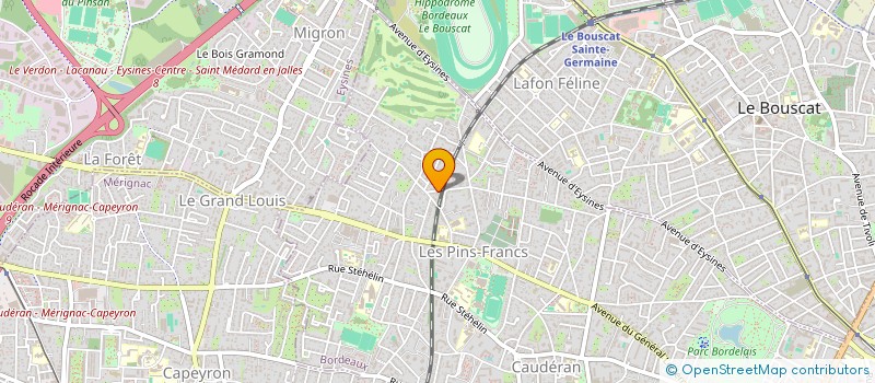 localisation de l'entreprise SCI 235  BORDEAUX