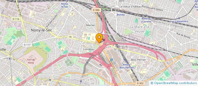 localisation de l'entreprise SCI 235 RUE DE BREMENT à NOISY-LE-SEC