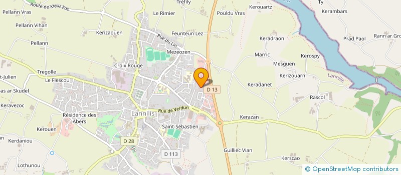 localisation de l'entreprise SCI 237  LANNILIS